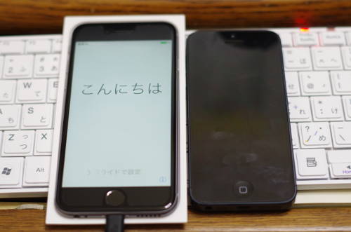 iPhone6とiPhone5