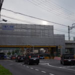 阪急洛西口駅付近高架化工事の進捗状況（2015年7月11日）